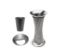 XUEQIZHENG Poubelle, Colonne à cendres verticale en acier inoxydable avec seau intérieur for ascenseur d'hôtel(Silver)