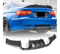 XUETAO Lèvre de Pare-Chocs arrière en Fibre de Carbone pour BMW Série 3 E92 E93 M3 2008-2013 Diffuseur arrière 2 Portes Pare-Chocs inférieurs