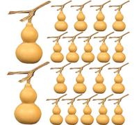 XUEYEGONGJI 20pcs Gourds séchés 1, 57-2, 36 Pouce Bouteille de Gourde Naturel Gourde sèche Mini courges Mignonnes séchées pour l'artisanat et Les décorations