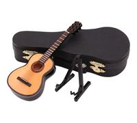 XUEYEGONGJI Guitare Miniature Classique Mini-Guitare poupée de poupée à Collection de Figurines d'instruments Musique Accessoires pour l'affichage la décoration Domestique, Mini Guitares