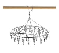 XUEYEGONGJI Piège de Chaussette pour Ligne de Lavage en Acier Inoxydable à Linge séchage sèche-Linge avec 30 Chevilles pour Serviettes de Serviettes de Soutien-Gorge