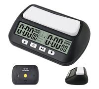 XUEYEGONGJI Timer d'échecs numérique, 5,5x3,5x1,8 Pouces, Noir