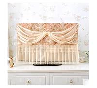XUEZHEN Housse pour TV Couvercle de téléviseur 27 "-70" pouces avec capuche poche décoratif lacets la dentelle décor anti-poussière pour écran plat(60 inch)