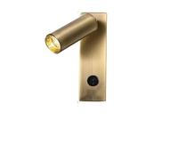 XUEZHEN Lampe de Chevet Murale,Liseuse Murale Lampe de lecture murale à LED avec interrupteur et port USB, spot rotatif, éclairage décoratif for chambre coucher, salon, bureau(Bronze color)