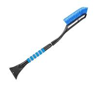 XUFHSEO Pelle à Neige télescopique 3 en 1 Alliage d'aluminium for Voiture, grattoir Glace et Brosse for vitres de Toit, Outil Conduite sûr avec poignée antidérapante(Blue)