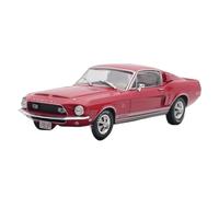 XUFQRAN Exposition Miniature Échelle 1:43 pour Shelby Mustang GT 500-KR 1968 Voiture Moulée sous Pression Modèle De Collection Ornements Statiques Collection réaliste