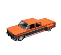 XUFQRAN Exposition Miniature Échelle 1:64 pour Lowrider Race Pickup Car Die Cast Model Kit De Collection Hobbyist Static Ornaments Collection réaliste(Noir)