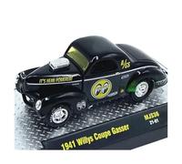 XUFQRAN Exposition Miniature Échelle 1:64 pour Voiture Classique Willys 1941 Kit De Modèle en Alliage Moulé sous Pression Collection Statique Ornements Collection réaliste