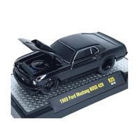 XUFQRAN Exposition Miniature Kit De Modèle Voiture en Alliage Moulé sous Pression pour Ford Mustang Boss Échelle 1:64 Ornements Collection Statiques Collection réaliste