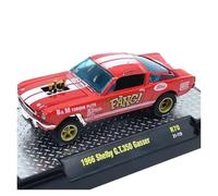 XUFQRAN Exposition Miniature Kit De Modèle Voiture en Alliage Moulé sous Pression Shelby Cobra GT 350 1966 Échelle 1:64 Ornements Collection Statiques Collection réaliste