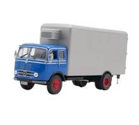 XUFQRAN Exposition Miniature Maquette De Camion Mercedes-Benz LP334 À L'échelle 1:43 en Alliage Moulé sous Pression pour Collection Statique Collection réaliste