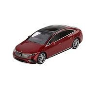 XUFQRAN Exposition Miniature Maquette De Voiture Mercedes-Benz EQS 580 4MATIC À L'échelle 1:64 Kit Moulage sous Pression Ornement Statique Collection Collection réaliste