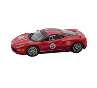 XUFQRAN Exposition Miniature Modèle De Collection Moulé sous Pression pour Ferrari 458 Challenge 2010, Échelle 1:43 Ornements Statiques pour Amateurs Collection réaliste