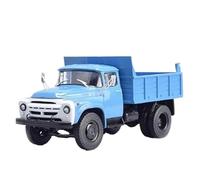 XUFQRAN Exposition Miniature Modèle Réduit De Camion-Benne ZIL-MMZ-4502 À L'échelle 1:43 en Alliage Moulé sous Pression pour Collection Statique Collection réaliste