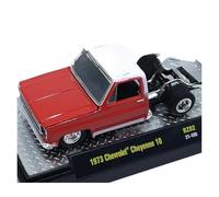 XUFQRAN Exposition Miniature Modèle Réduit De Voiture Chevrolet Cheyenne 10 en Alliage Moulé sous Pression Échelle 1:64 Collection Statique Ornements 1973 Collection réaliste