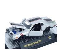 XUFQRAN Exposition Miniature Modèle Réduit De Voiture en Alliage Moulé sous Pression Mercury Cougar Échelle 1:64 Simulation Collection Statique Ornements Collection réaliste