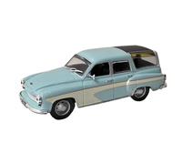 XUFQRAN Exposition Miniature Modèle Réduit De Voiture Wartburg 311 Camping À L'échelle 1:43 en Alliage Moulé sous Pression pour Collection Statique Collection réaliste