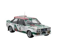 XUFQRAN Exposition Miniature Voiture De Collection Moulée sous Pression Fiat 131 Abarth WRC 1978 Échelle 1:43 Ornements Statiques pour Amateurs Collection réaliste