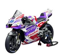 XUFQRAN Modèles réduits à l'échelle Kit de modèle de Moto de Course Pramac n° 89, échelle 1:12, Ornements de Collection statiques Objets de Collection