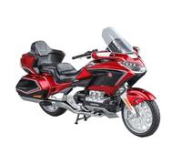 XUFQRAN Modèles réduits à l'échelle Kit De Modèle De Moto Honda Gold Wing GL1800 À L'échelle 1:11, Collection Statique, Ornements Sonores Et Lumineux Objets de Collection
