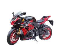 XUFQRAN Modèles réduits à l'échelle Kit De Modèle De Moto Suzuki GSX-R1000 À L'échelle 1:12, Ornements De Collection Statiques Rouges Objets de Collection