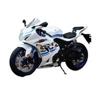 XUFQRAN Modèles réduits à l'échelle Kit De Modèle De Moto Suzuki GSX-R1000 À L'échelle 1:12, Ornements De Collection Statiques Blancs Objets de Collection