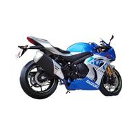 XUFQRAN Modèles réduits à l'échelle Kit De Modèle De Moto Suzuki GSX-R1000 À L'échelle 1:12, Ornements De Collection Statiques Bleus Et Blancs Objets de Collection