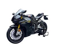 XUFQRAN Modèles réduits à l'échelle Kit De Modèle Moto Honda CBR1000RR-R À L'échelle 1:12, Ornements Collection en Moulage sous Pression Statique Noir Objets de Collection
