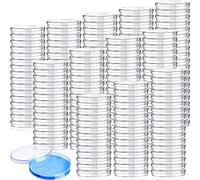 Xuhal Lot de 300 boîtes de Petri stériles en plastique avec couvercle 90 mm de diamètre x 16 mm pour analyses en laboratoire, expériences scientifiques, projets scolaires