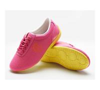 XUHCLY Chaussures Kung Fu Tai Chi Homme Femme Chaussures D'EntraîNement De Karaté,Chaussure Escrime,pour La Formation DéButant(Size:40(25cm),Color:Rose Rouge)