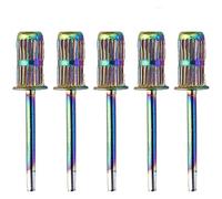 XUHXX Lot de 3, 5, 6 ou 10 forets à ongles, accessoires for perceuse, mandrin, tambour ponçage for bandes abrasives