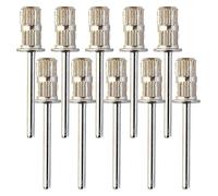 XUHXX Lot de 3, 5, 6 ou 10 forets à ongles, accessoires for perceuse, mandrin, tambour ponçage for bandes abrasives