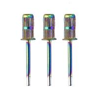 XUHXX Lot de 3, 5, 6 ou 10 forets à ongles, accessoires for perceuse, mandrin, tambour ponçage for bandes abrasives