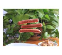 XUI Bâtonnets de Barbecue en acier inoxydable Pour brochette de BBQ, fruits, Kebab, viande, manche en bois, bâtons de Barbecue J2Y