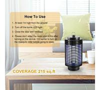 XUI Électrique UV moustique mouche Bug insecte tueur piège lampe maison chambre moustique lumière J2Y