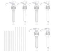 XUIIOSOOKP 6 Pièces Pompe Doseuse pour Best Body Nutrition Vital Drink Boisson, Pompe a Sirop pour Bouteille d'eau 1000 ml/500 ML, avec 6 Tuyaux Longs et 6 Tuyaux Courts