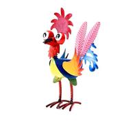 XUJIAN 1 Coq Étrange en Fer pour L'Extérieur, Décoration de Jardin en Forme de Coq en Fer, Statue de Poulet pour Décoration de Jardin en Extérieur