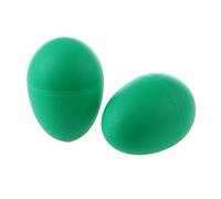 XUJIAN 1 Paire Maracas en Plastique de Musique a Percussion en Forme d'ceuf Shakers - Vert
