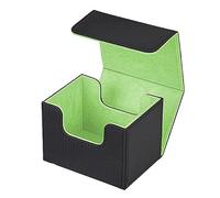 XUJIAN 1 Pièce Boîte de de Cartes à Collectionner Organisateur de Cartes Rangement Étuis à Cartes de à Collectionner Conteneur de Protection pour Plus de 100 Cartes Vert