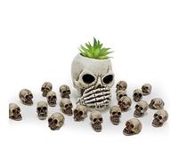 XUJIAN 40 Pcs Simulation Crâne Modèle Moderne Mini Crâne DIY Halloween Décoration Drôle Modèle Collection
