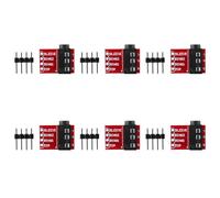 XUJIAN 6X TRRS 3,5 mm Jack Breakout Board Casque VidéO Audio MP3 Module de Connecteur Professionnel