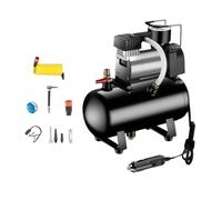 XUJIAN Pompe à Air pour Voiture sur Chariot Portable Multi-Fonction 12v Compresseur d'air de Voiture Gonfleur de Pneus Électrique