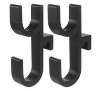 Xujinsongg 2 Crochets Porte-Parapluie pour Voiture, Support de Parapluie Universel, Range Parapluie pour Coffre de SUV Voiture Camion, Organisateur de Coffre Noir