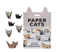 Xujinsongg Kit DIY Chat en Papier Origami 3D, 50 Feuilles de Papier Origami, Livre de Pliage, Artisanat pour Adultes Enfants, Cadeau Créatif Décor Bureau pour Amoureux des Chats