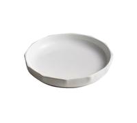 XUJUAN-0227 Assiettes à vaisselle, motif feuille de lotus, assiette en céramique, assiette à soupe blanche, approfondissement, grande vaisselle, assiette de haute qualité, assiette à manger à la