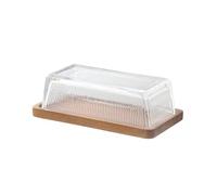 XUJUAN-0227 Beurrier rectangulaire pour fromage, beurre, boîte de rangement, boîte de rangement, gâteau, dessert, pain, assiette dim sum avec couvercle porte-beurre