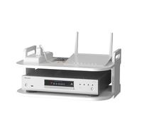 XUJUAN-0227 Boîte de rangement pour routeur Wi-Fi sans fil - Écologique - Étanche - Support WiFi à suspendre au mur - Bloc de perforation - Boîte de gestion des câbles (30 cm)
