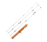 XUJUAN-0227 Canne à pêche souple et ultra légère de 1,4 m - Quatre sections - Portable - En fibre de verre - Équipement de pêche à la truite