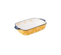 XUJUAN-0227 Plat de cuisson en céramique pour la cuisson de nouilles larges, moule à fond plat avec pot en argile, utilisé pour la cuisine, les gâteaux, le dîner, les banquets et un usage quotidien