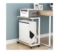 XUJUAN-0227 Support d'imprimante en bois massif PC Host Support d'impression étagère du sol au plafond Étagère de rangement multicouche Support de châssis de bureau Support de bureau (couleur : A)